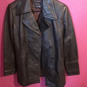 Leather Guess jacket